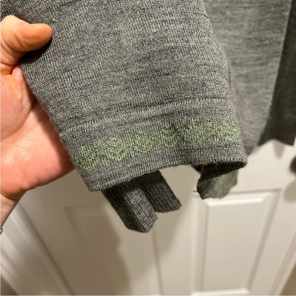 WOOLRICH FAIR ISLE WOOL BLEND FULL ZIP SWEATER SIZE LARGE - Picture 4 of 7